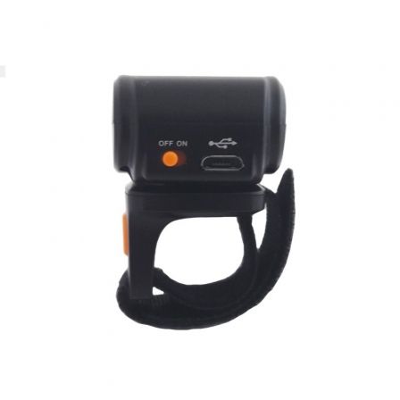 Approx APPLS12R Lector de Códigos de Barras 1D Bluetooth/RF 2.4GHz Disparo Manual Batería 380mAh Negro/Naranja